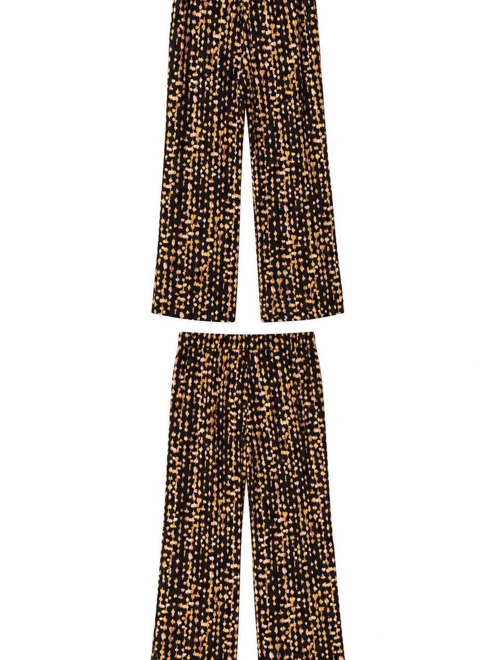 Nina Leonard Medium Pull-On Pants Bundle of 2 Orange and Abstract Print - Picture 5 of 5